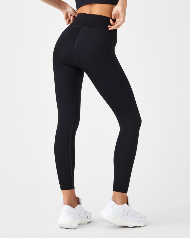 Leggings Spanx Booty Boost® Active 7/8 Femme Noir France | JAOI70356