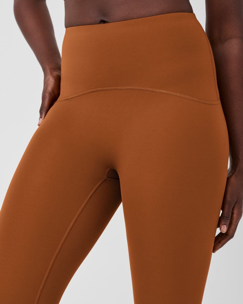 Leggings Spanx Booty Boost® Active 7/8 Femme Marron France | YOXV18460