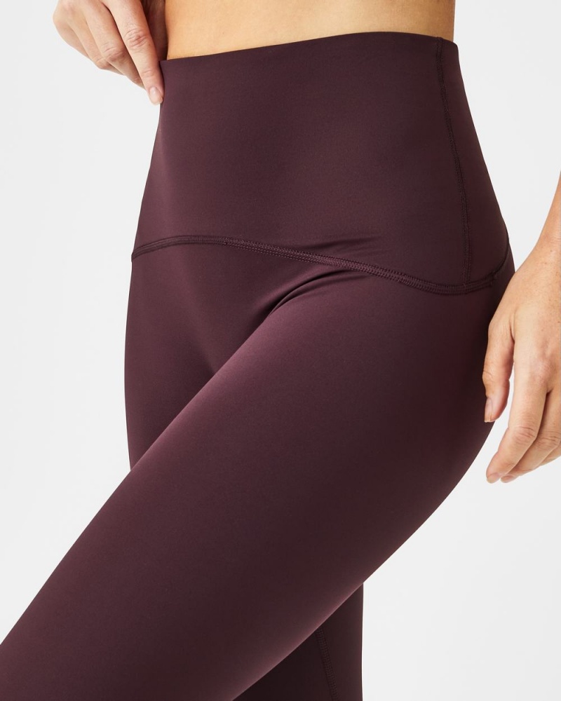 Leggings Spanx Booty Boost® Active 7/8 Femme Bordeaux France | QTKH24067