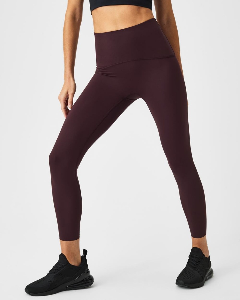 Leggings Spanx Booty Boost® Active 7/8 Femme Bordeaux France | QTKH24067