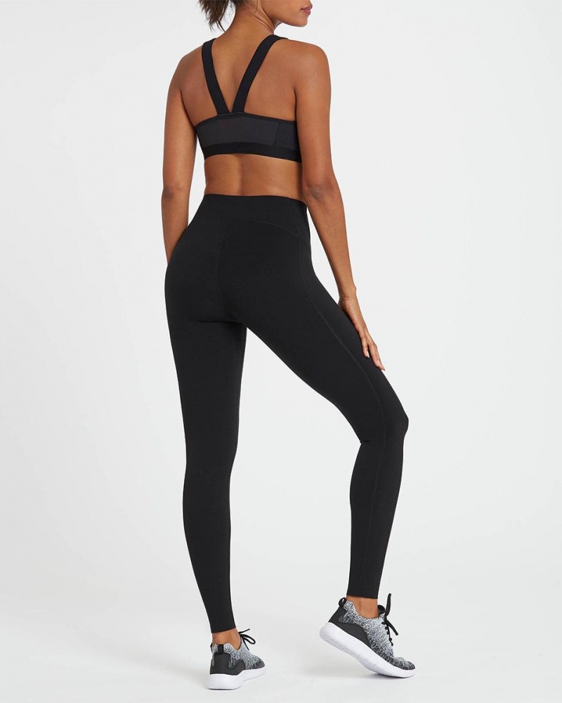 Leggings Spanx Every.Wear Active Icon Femme Noir France | VDGL45168