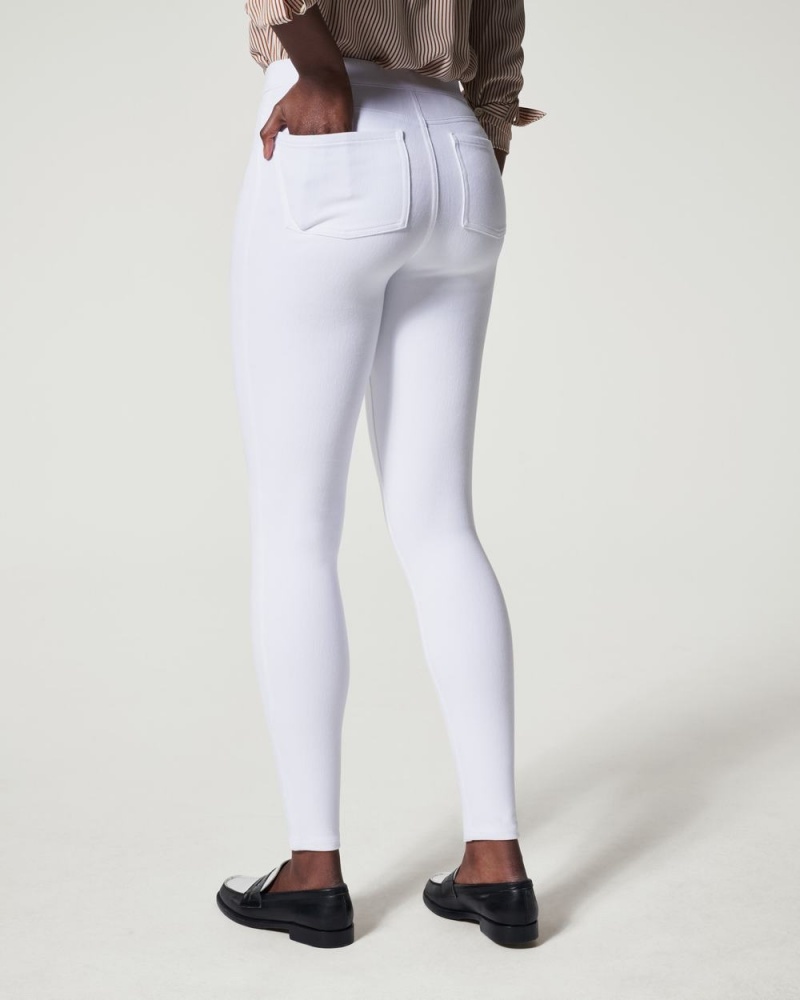 Leggings Spanx Jean-ish® Ankle Femme Blanche France | LWXE54167