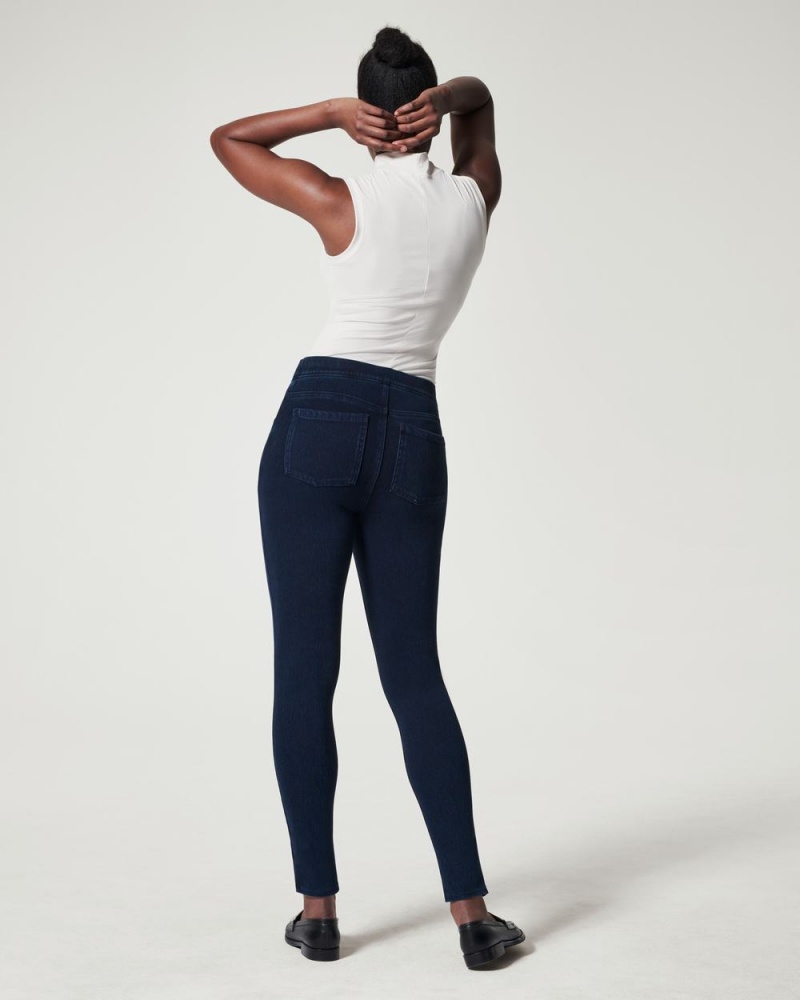 Leggings Spanx Jean-ish® Ankle Femme Bleu Marine France | GVBD19736