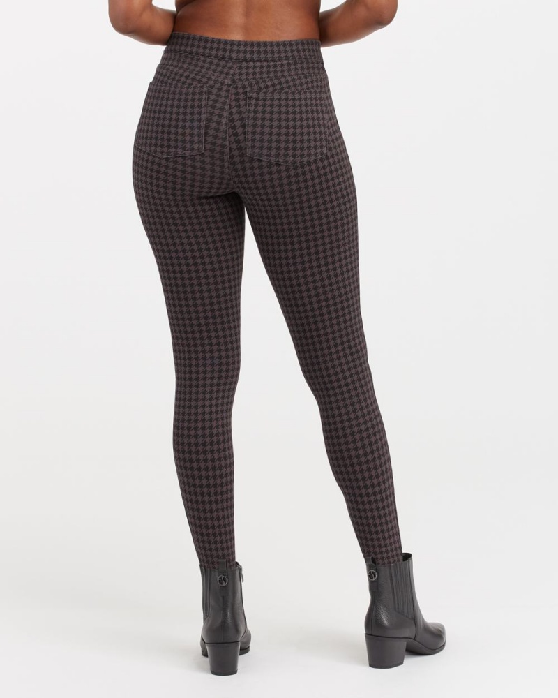 Leggings Spanx Jean-ish® Ankle Femme Houndstooth France | NJFM14730