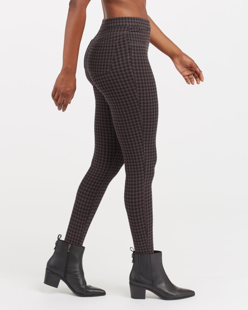 Leggings Spanx Jean-ish® Ankle Femme Houndstooth France | NJFM14730