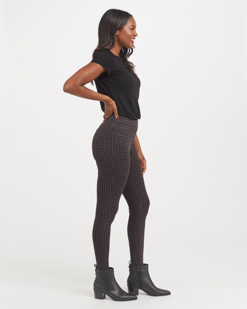 Leggings Spanx Jean-ish® Ankle Femme Houndstooth France | NJFM14730