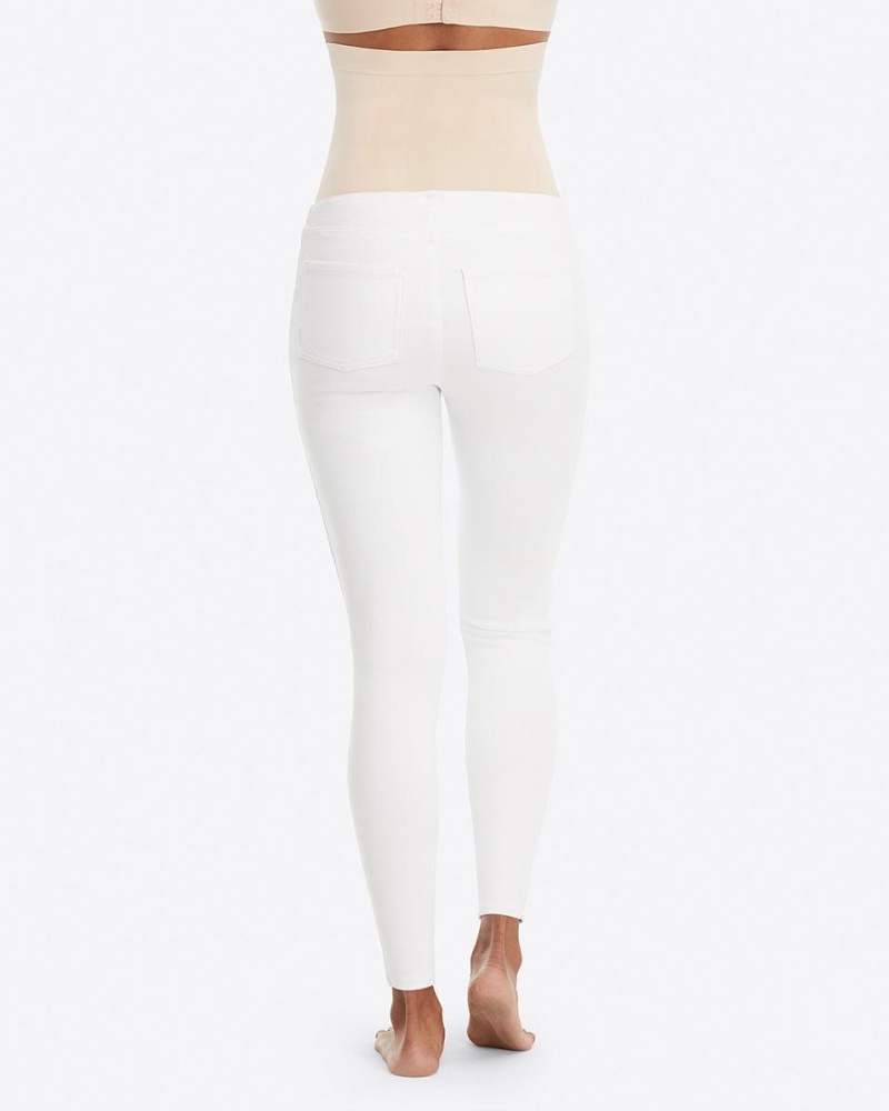 Leggings Spanx Mama Ankle Jean-ish® Femme Blanche France | VADM91270