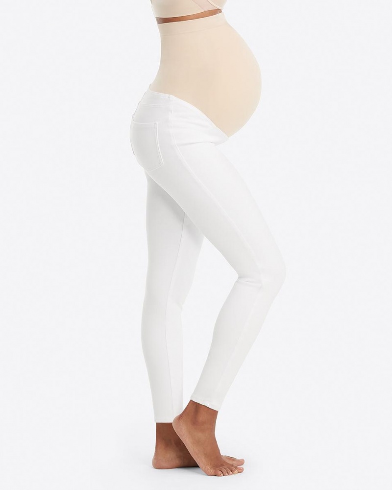 Leggings Spanx Mama Ankle Jean-ish® Femme Blanche France | VADM91270