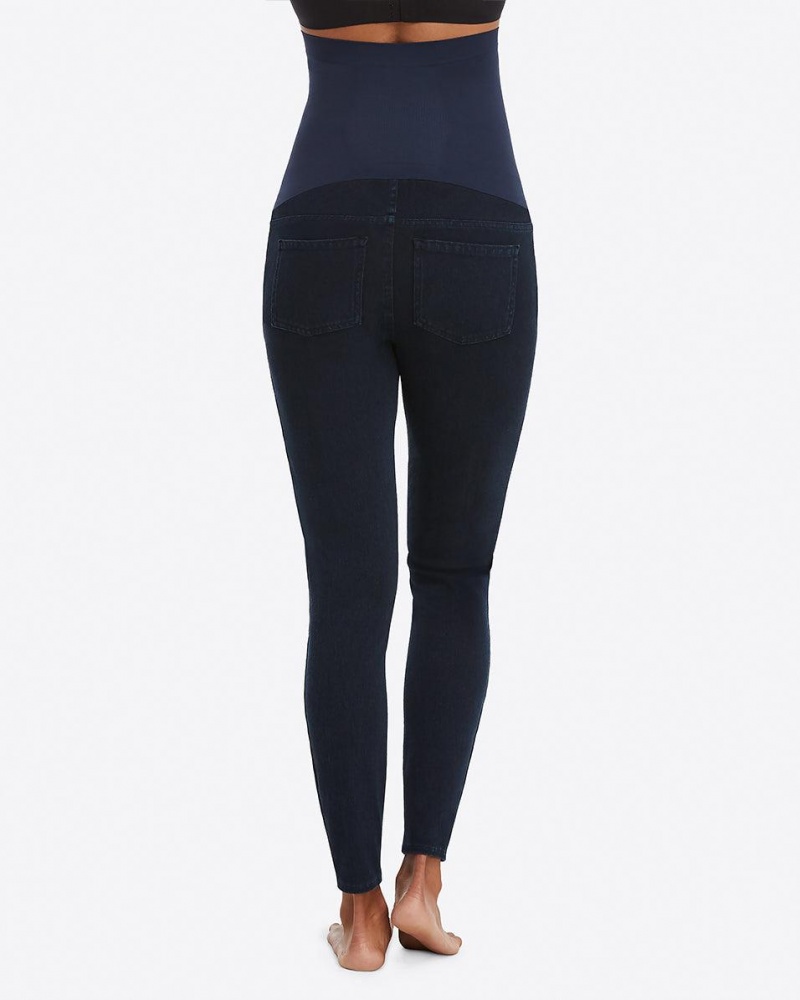 Leggings Spanx Mama Ankle Jean-ish® Femme Bleu Marine France | IFWJ82059