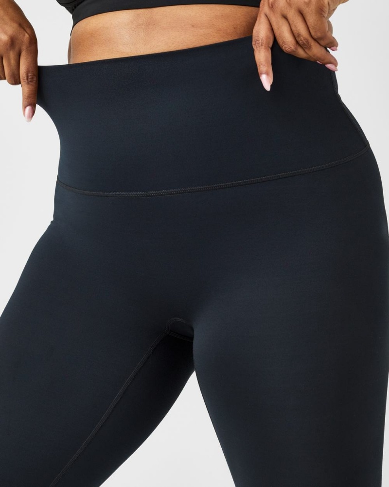 Leggings Spanx Soft & Smooth Active 7/8 Femme Noir France | QNIL69432