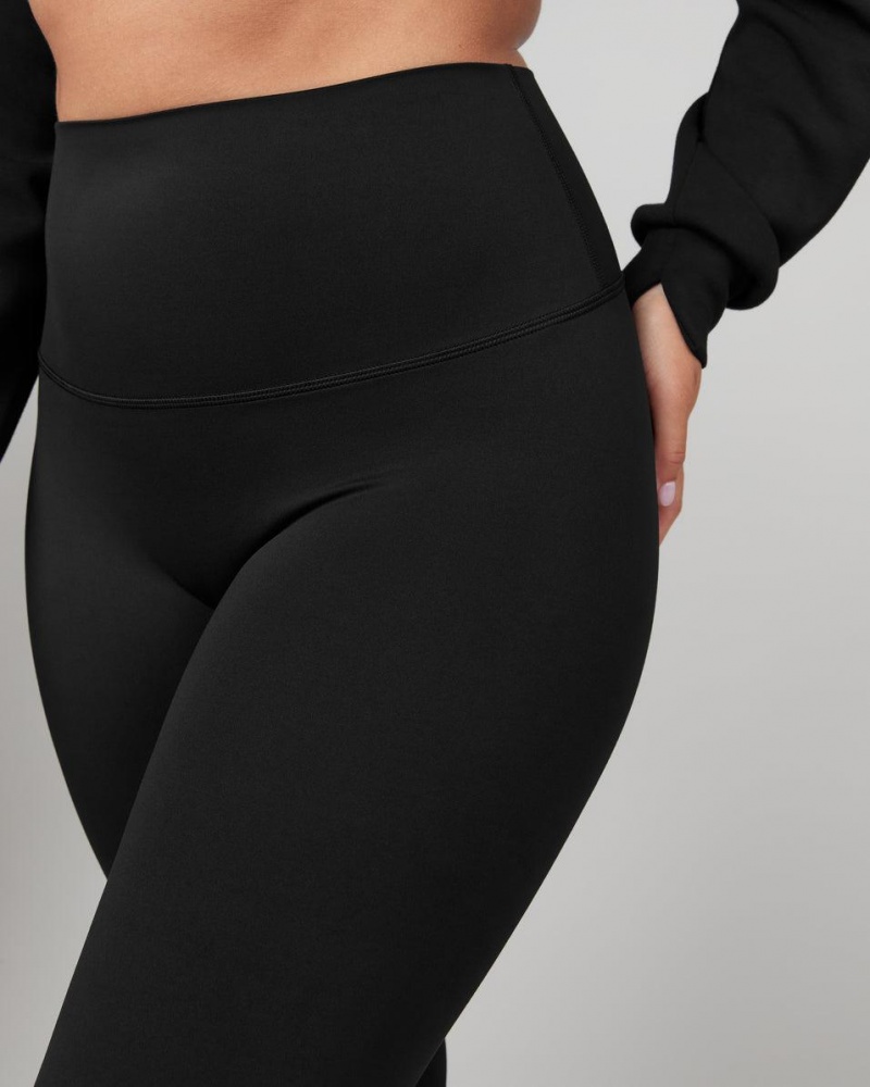 Leggings Spanx Soft & Smooth Active Yoga Femme Noir France | GLPB90376