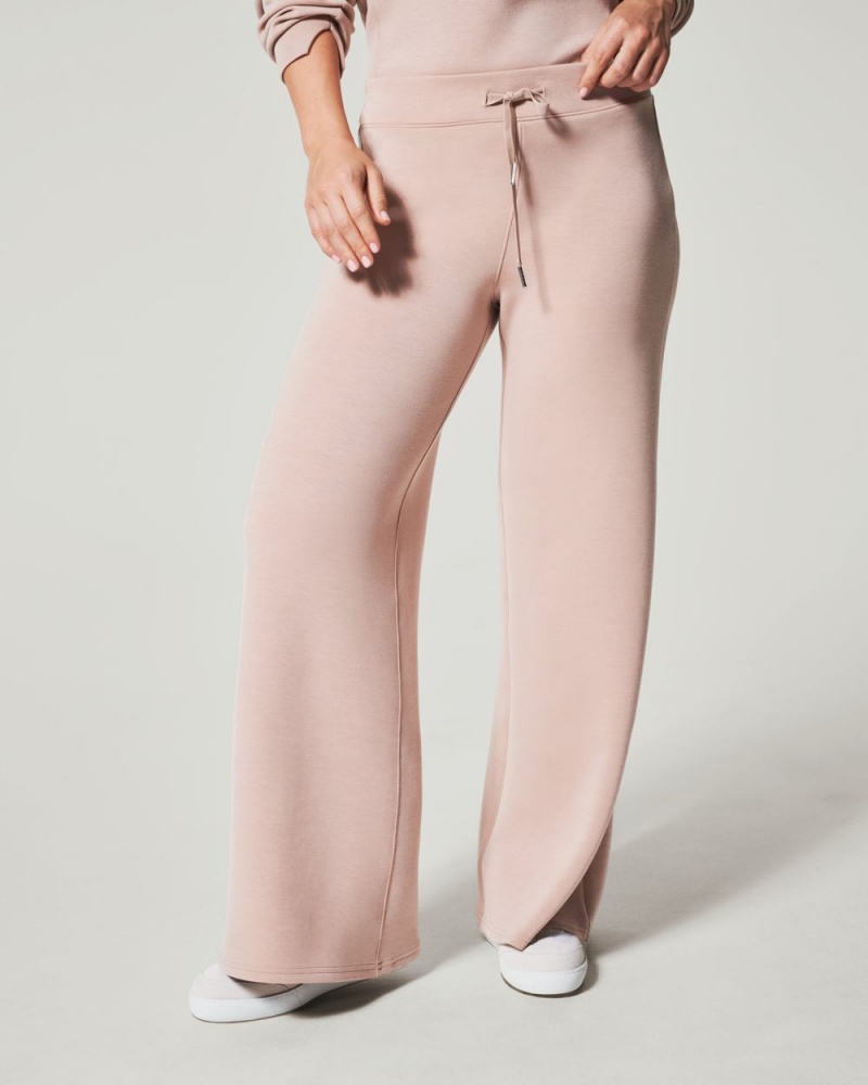 Pantalon Spanx AirEssentials Larges Leg Femme Rose France | YBUL83620