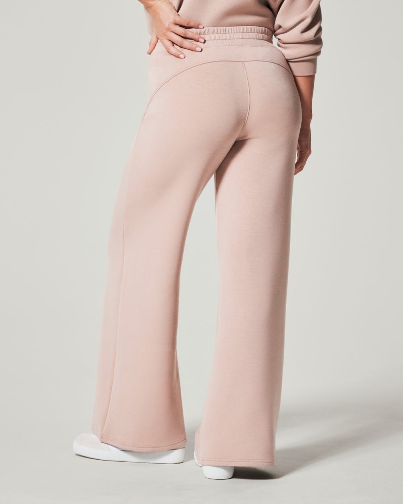 Pantalon Spanx AirEssentials Larges Leg Femme Rose France | YBUL83620