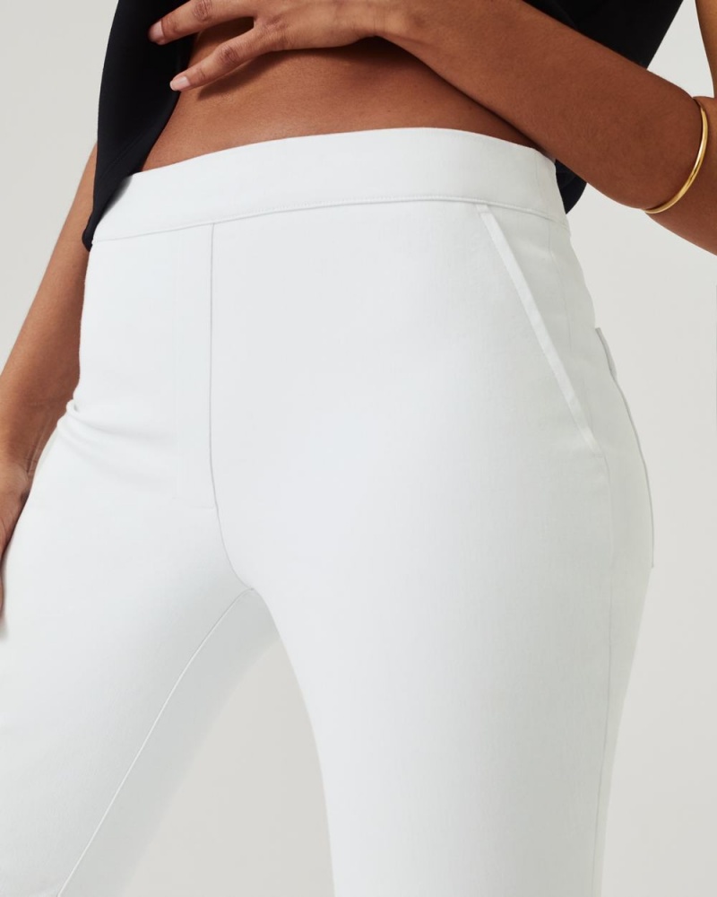 Pantalon Spanx On-the-Go Kick Flare Pant with Ultimate Opacity Technologie Femme Blanche France | EKHM63102