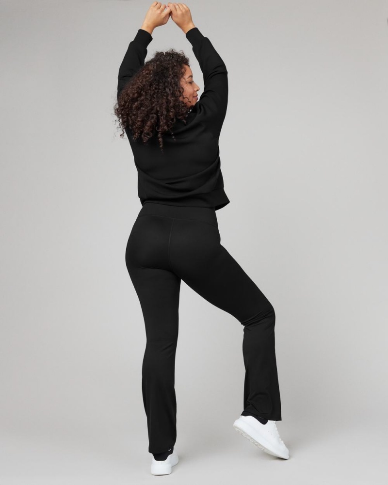 Pantalon Spanx Soft & Smooth Active Yoga Femme Noir France | MDRO78345