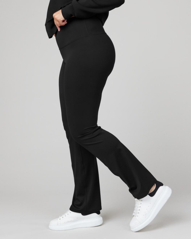 Pantalon Spanx Soft & Smooth Active Yoga Femme Noir France | MDRO78345