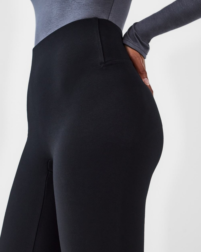 Pantalon Spanx The Perfect Front Slit Mince Femme Noir France | PIAB02439