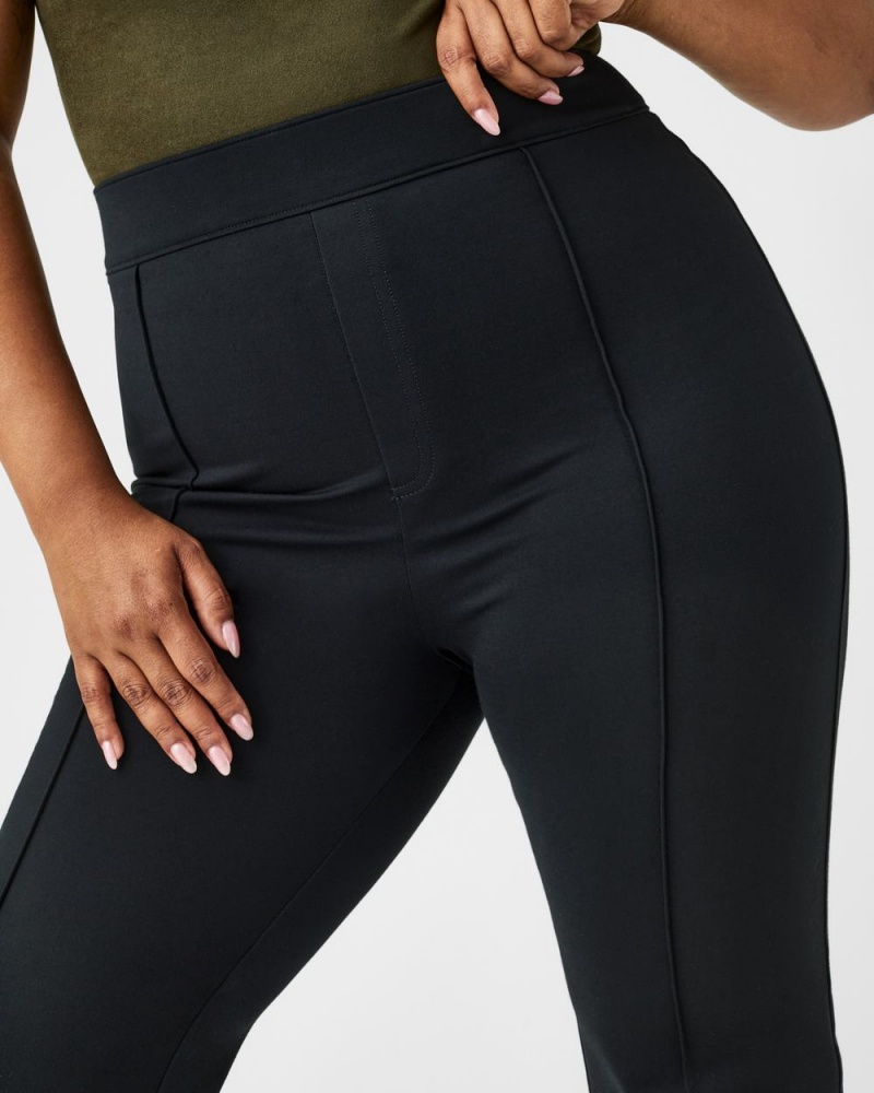 Pantalon Spanx The Perfect Pant, Hi-Rise Flare Femme Noir France | ICRD34289