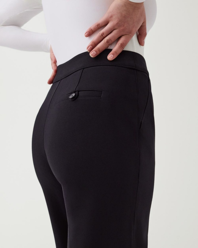 Pantalon Spanx The Perfect Pant, Larges Leg Femme Noir France | OGNB47531