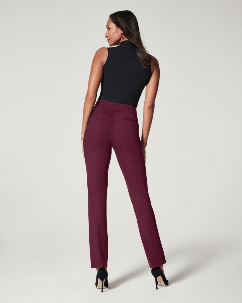 Pantalon Spanx The Perfect Pant, Slim Droit Femme Fushia France | FMNT29675