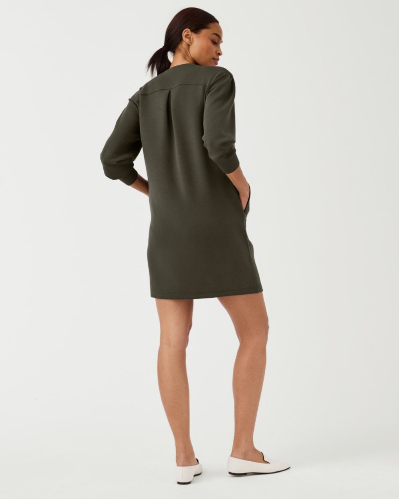 Robe Spanx AirEssentials Crew Neck Femme Vert Olive France | VUSE49256