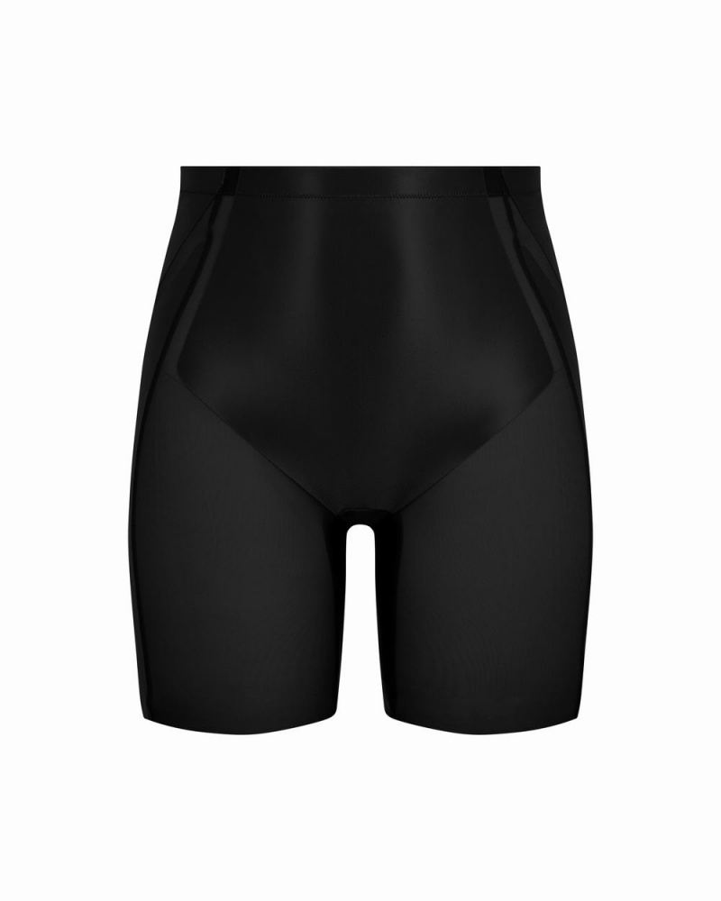 Short Spanx Booty-Lifting Mid-Thigh Femme Noir France | XDHM79318