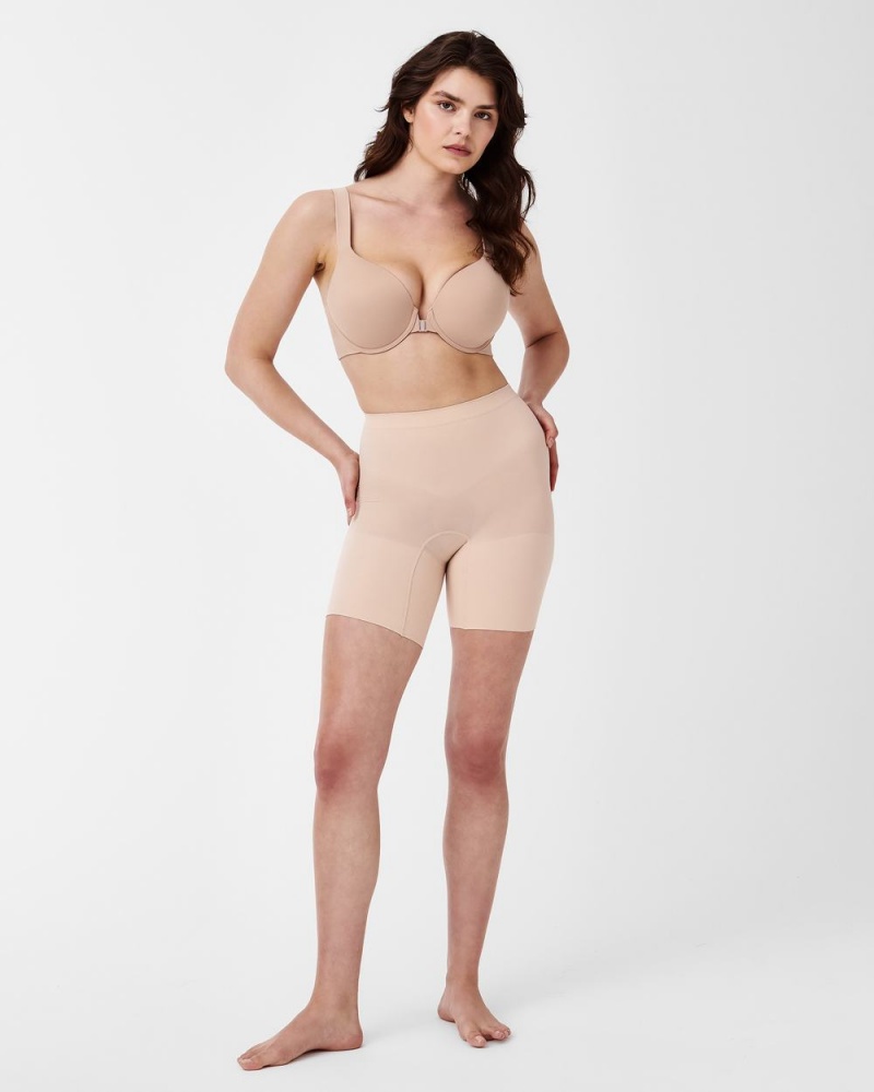 Short Spanx Power Femme Beige France | UOQY06132