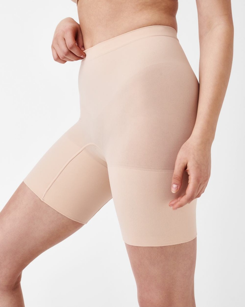 Short Spanx Power Femme Beige France | UOQY06132