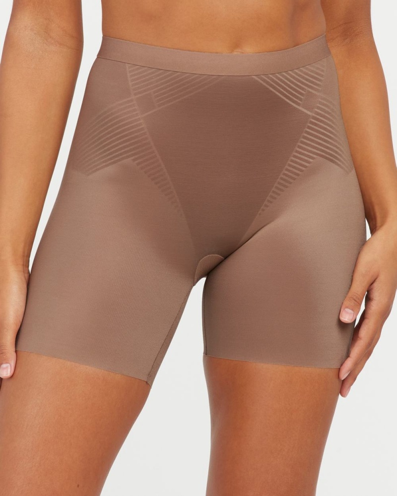 Short Spanx Thinstincts® 2.0 Girl Femme Cafe Au Lait France | XQGZ91405