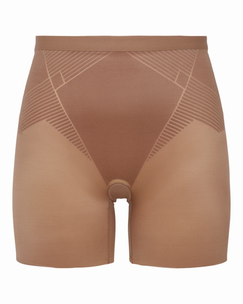 Short Spanx Thinstincts® 2.0 Girl Femme Cafe Au Lait France | XQGZ91405