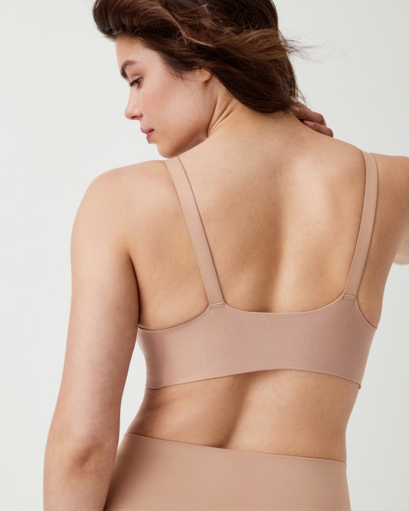 Soutien Gorge Spanx Bra-llelujah!® Adjustable Unlined Full Coverage Femme Beige France | KFJN93810