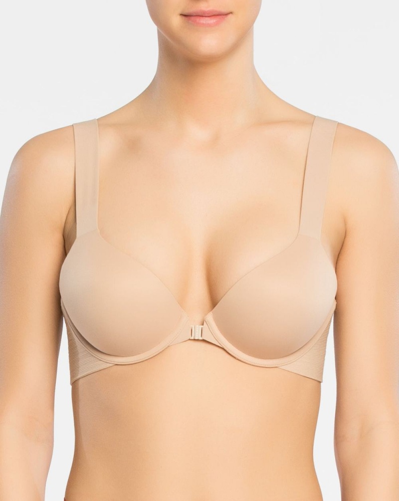 Soutien Gorge Spanx Bra-llelujah!® Demi Lift Femme Beige France | MTKF59483