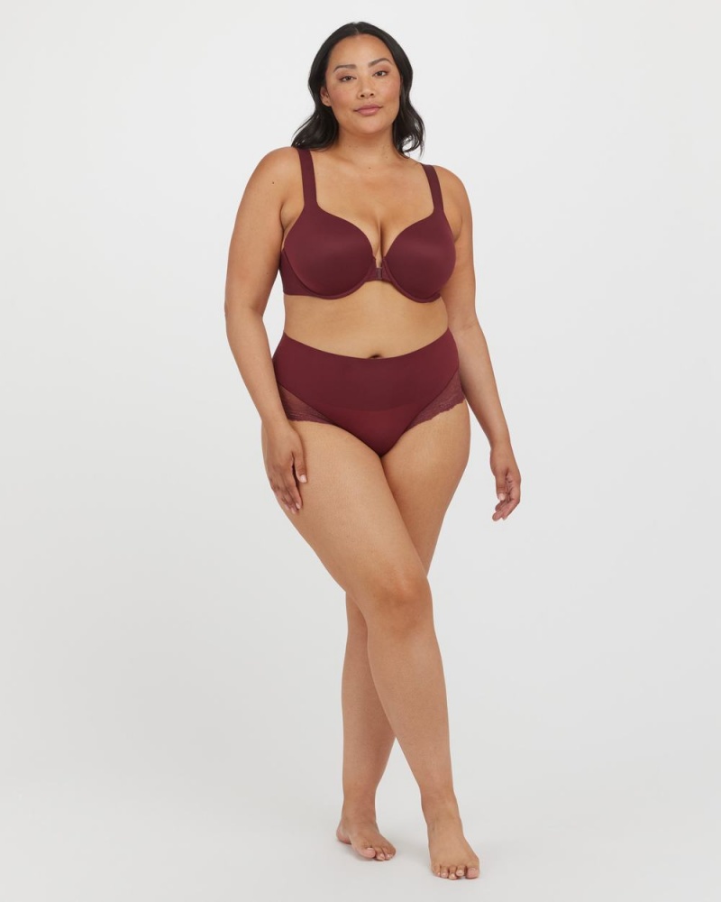 Soutien Gorge Spanx Bra-llelujah!® Lightly Doublée Full Coverage Femme Bordeaux France | CTLW64890