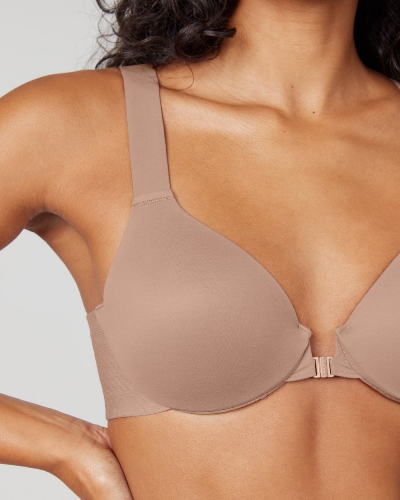 Soutien Gorge Spanx Bra-llelujah!® Lightly Doublée Full Coverage Femme Cafe Au Lait France | YVOI59418