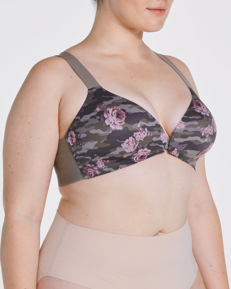 Soutien Gorge Spanx Bra-llelujah!® Lightly Doublée Wireless Femme Rose Camouflage France | QEAC15243