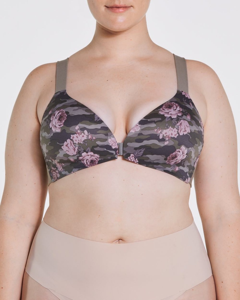 Soutien Gorge Spanx Bra-llelujah!® Lightly Doublée Wireless Femme Rose Camouflage France | QEAC15243