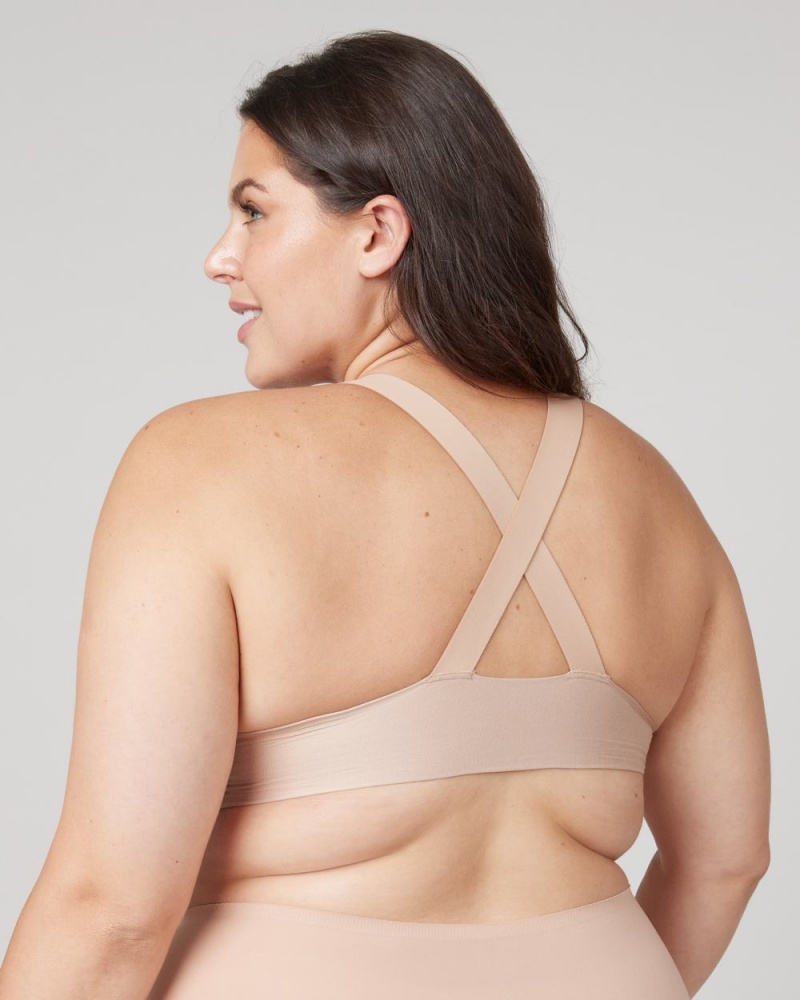 Soutien Gorge Spanx Bra-llelujah!® Lightly Doublée Racerback Femme Beige France | EPTL27091