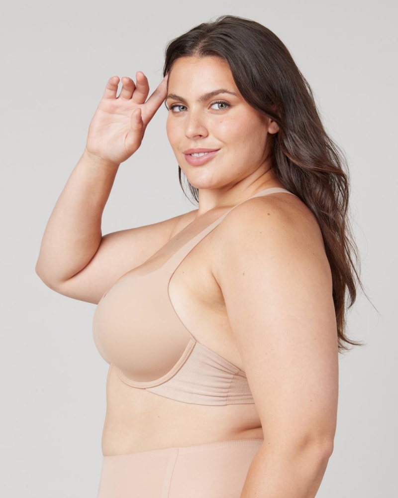 Soutien Gorge Spanx Bra-llelujah!® Lightly Doublée Racerback Femme Beige France | EPTL27091