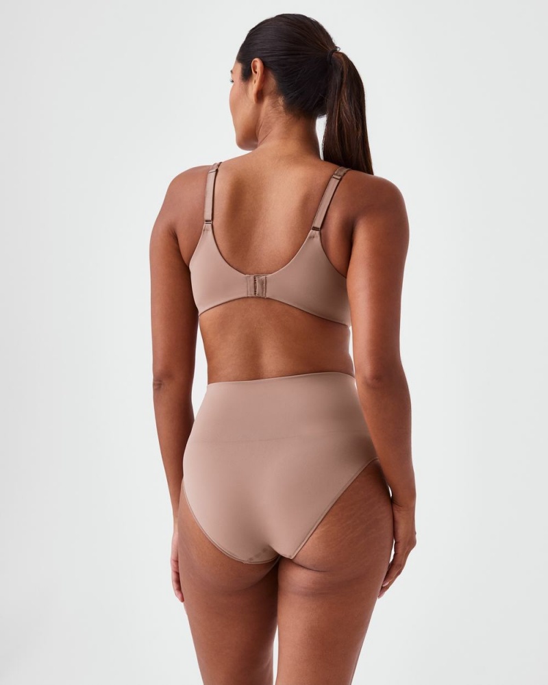 Soutien Gorge Spanx Low Profile Minimizer Femme Cafe Au Lait France | RZFC71392