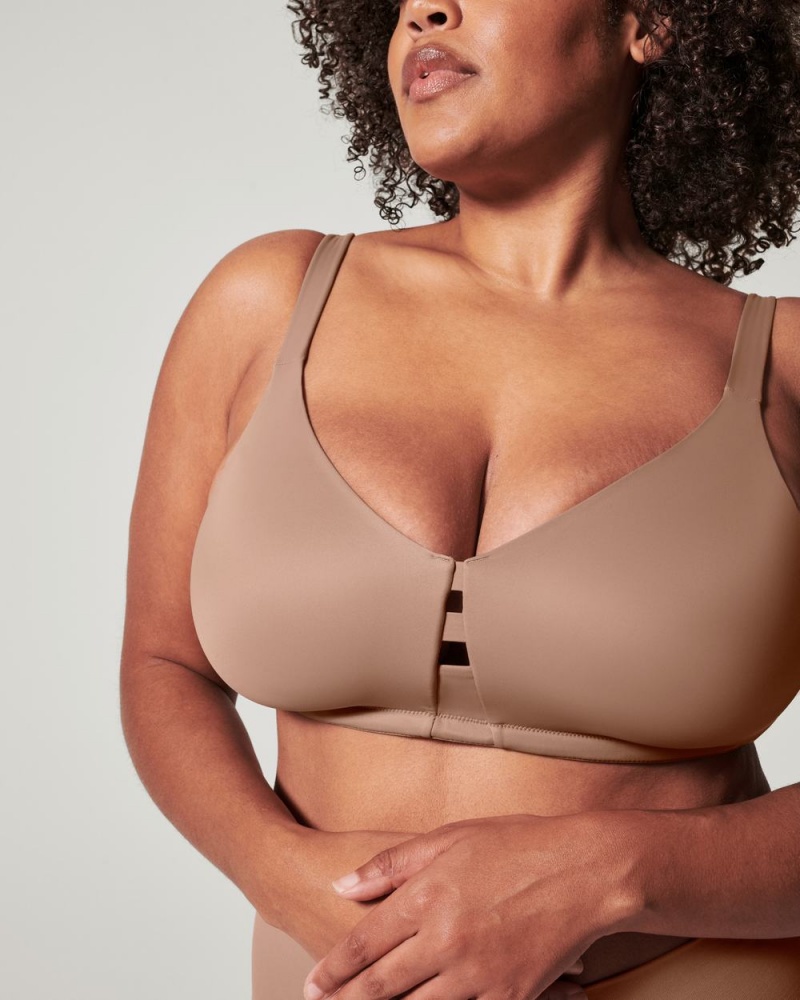 Soutien Gorge Spanx Low Profile Wireless Minimizer Femme Cafe Au Lait France | SAMT37910